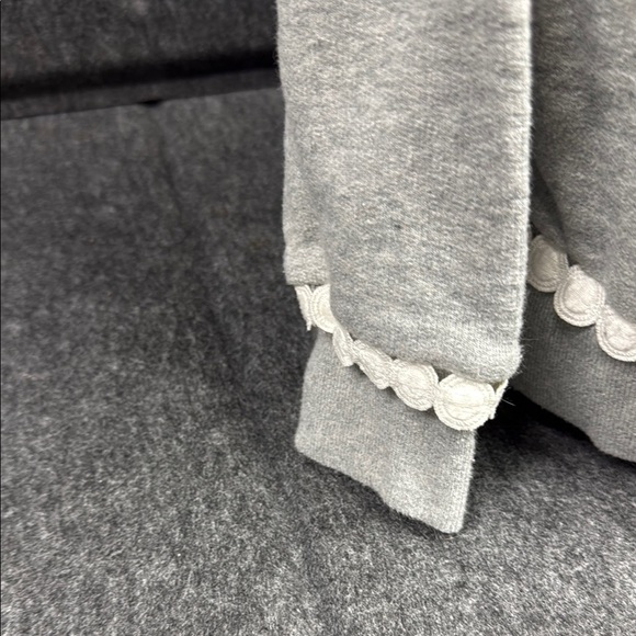 J. Crew Light Gray Sweater with Button Detail - Picture 6 of 7